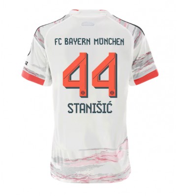Lacne Ženy Futbalové dres Bayern Munich Josip Stanisic #44 2025-26 Krátky Rukáv - Preč